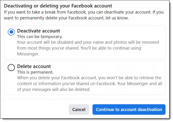 Delete or Deactivate?