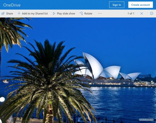 Picture in OneDrive