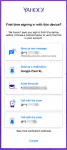 Yahoo Verification Options