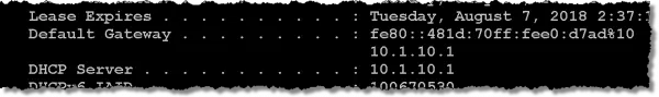 Default Gateway