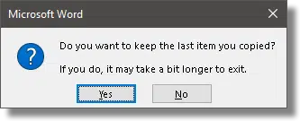 Would you like to keep that clipboard?