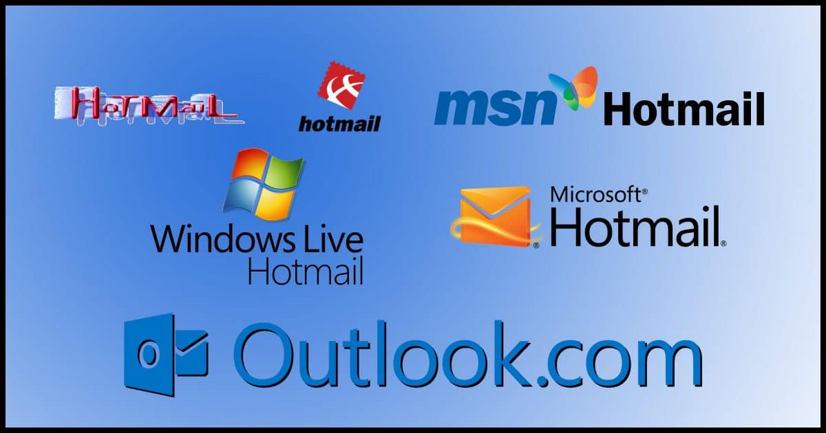 Hotmail logos