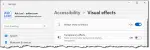 Always show scroll bars in Windows 11.