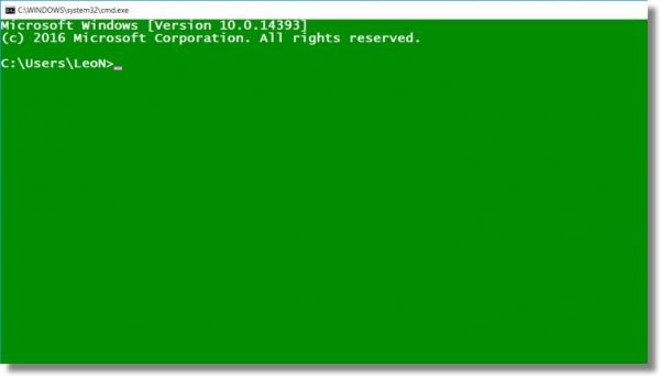 Customized Command Prompt