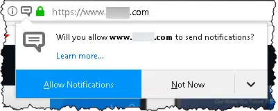 Firefox Asking