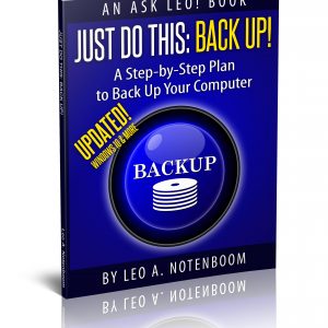 Just Do This: Back Up! - Updated