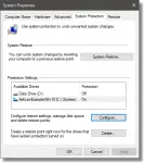 System Restore Interface