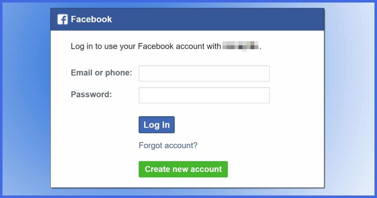 How to Switch Back to Regular Email Login instead of Facebook Login? – Help  Center