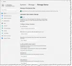 Storage Sense in Windows 11
