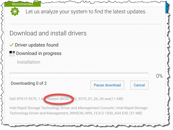 Dell website downloading drivers