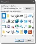 Change Icon dialog