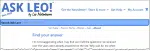 Ask Leo! Home page.