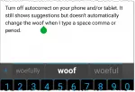 Autocorrect & Suggestions