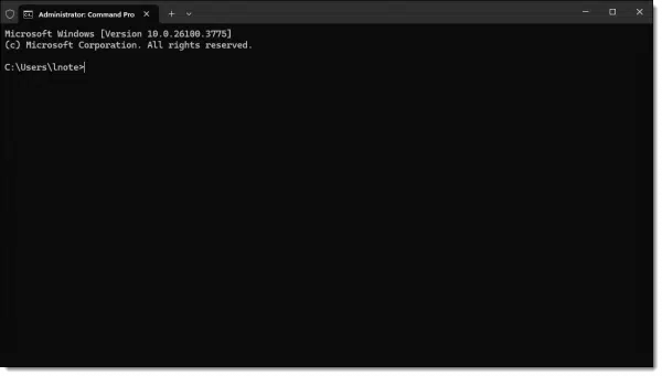 Command Prompt (Admin_