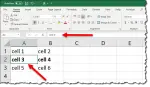 A cell in Excel