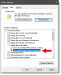 Show hidden files, folders, and drives