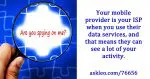 Can My Mobile Provider Track What I Do Online?