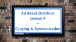 Lesson 4 - Copying & Synchronization