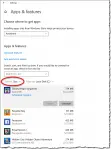 Sort the Apps list by size