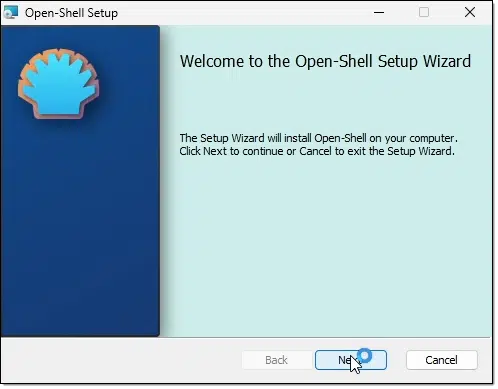 Open Shell Setup