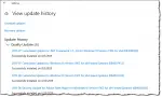 View update history in Windows 10
