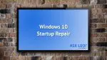Windows Startup Repair