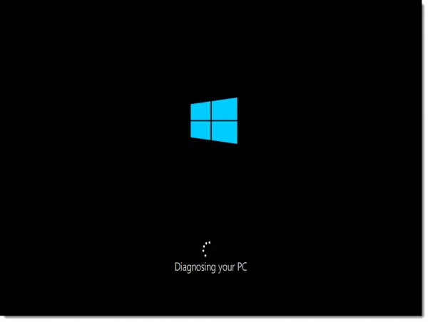 Startup repair in progress
