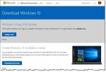 Update or Download Windows 10 Page