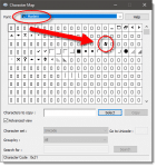 Windows Key in the Character map application