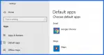 Default Apps Settings Page