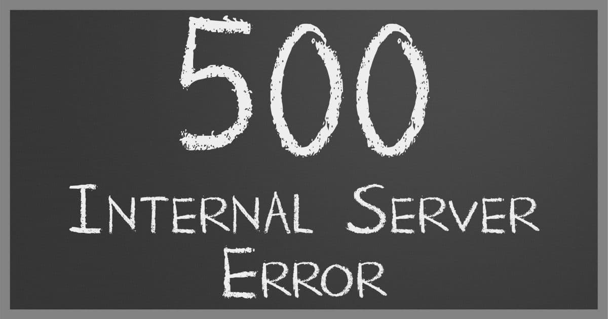 Internal Server Error