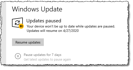 Updates Paused for a Month