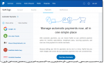 Automatic Payments page in Paypal