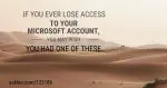 Microsoft Account Recovery Code - What and Why with Instructions Included