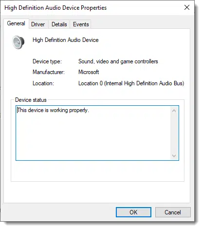 This device is working properly.