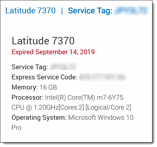 Expired Service Plan