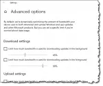 Update Bandwidth Settings