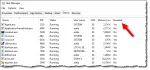 Elevated Column in Task Manager