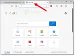 A New Tab opened in Edge