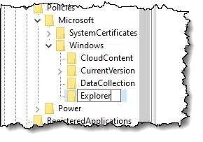 New "Explorer" key