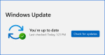 Windows Update - up to date!