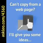 How Do I Copy Text From a Copy Protected Website?