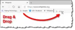 Move things around on your bookmarks bar