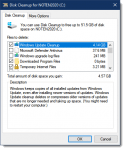 Disk Cleanup and Windows Update Cleanup