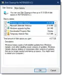 Disk Cleanup and Windows Update Cleanup