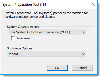 System Preparation Tool