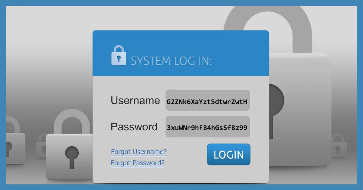 System Login Dialog