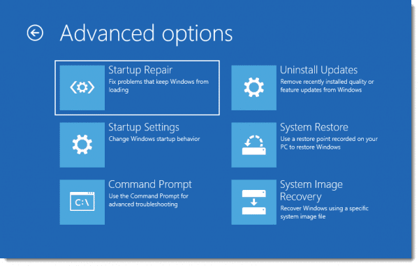 Advanced Troubleshooting Options