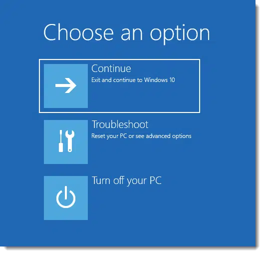 Choose an option.