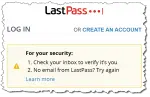 The LastPass message